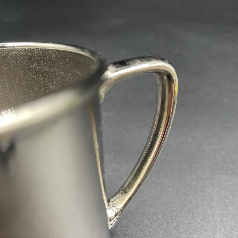 Vintage 1940c Silverplate‎ Baby Cup- Unmarked - EUC- Toddlers Cup Baby Gift 6oz - Picture 9 of 15